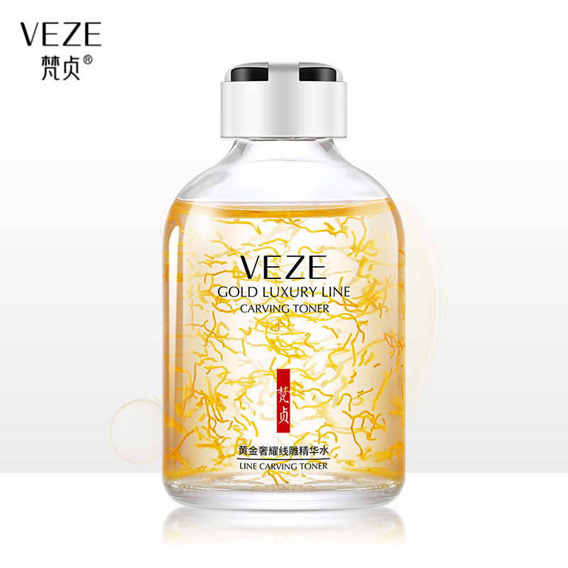 Luxury Skincare Essence - 24K Emas Line Ukiran Toner Pelembab